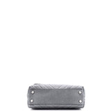 Coco Top Handle Bag Chevron Caviar Mini