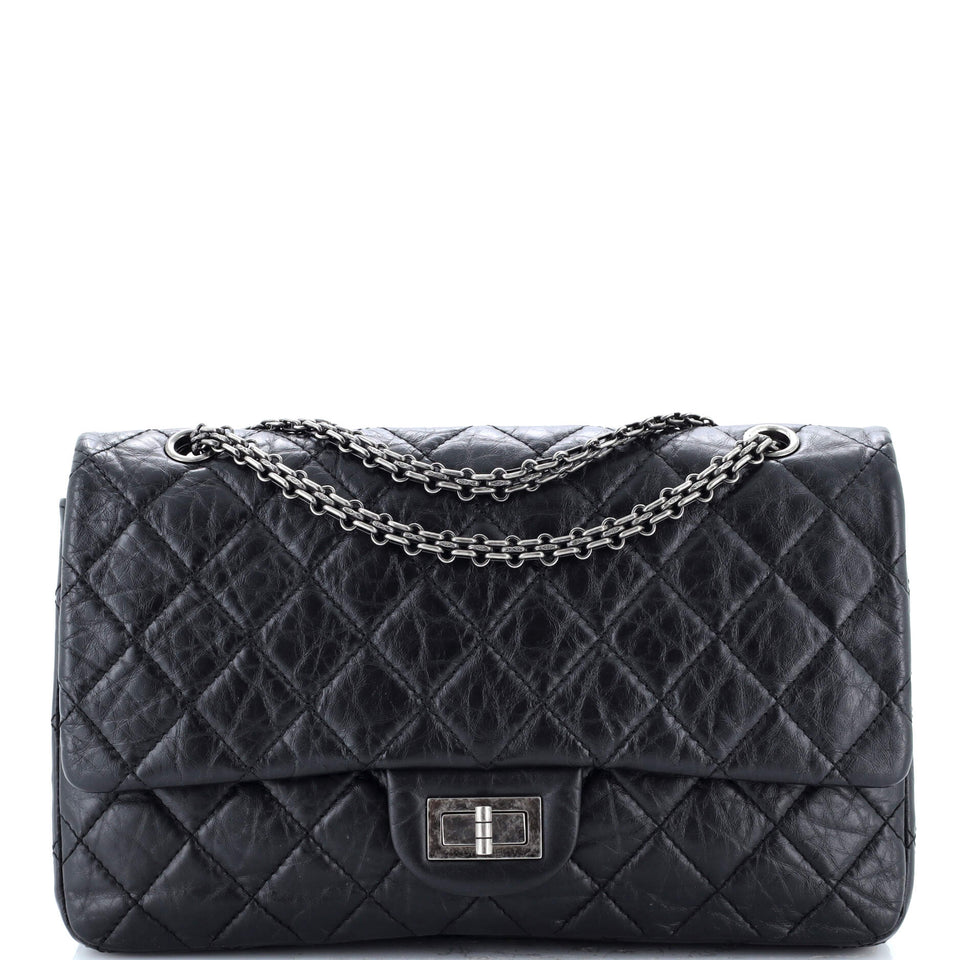 Reissue 2.55 Flap Bag Quilted Aged Calfskin 227