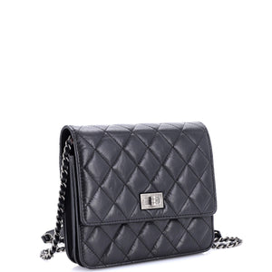 Reissue 2.55 Square Wallet on Chain Quilted Aged Calfskin