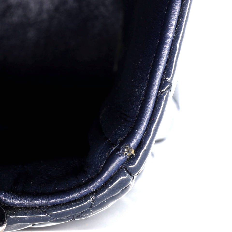 Classic Single Flap Bag Quilted Patent Mini