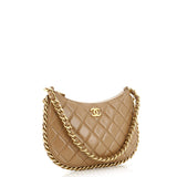 CC Chain Around Hobo Quilted Lambskin