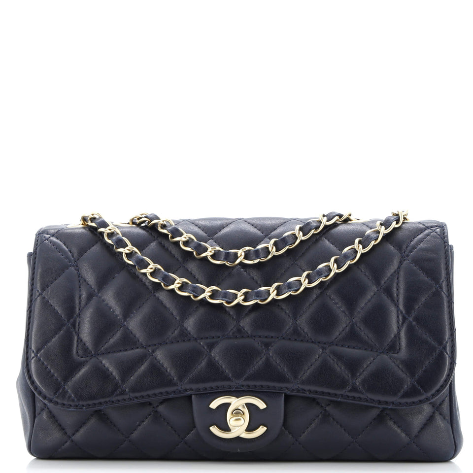 Mademoiselle Chic Flap Bag Quilted Lambskin Medium
