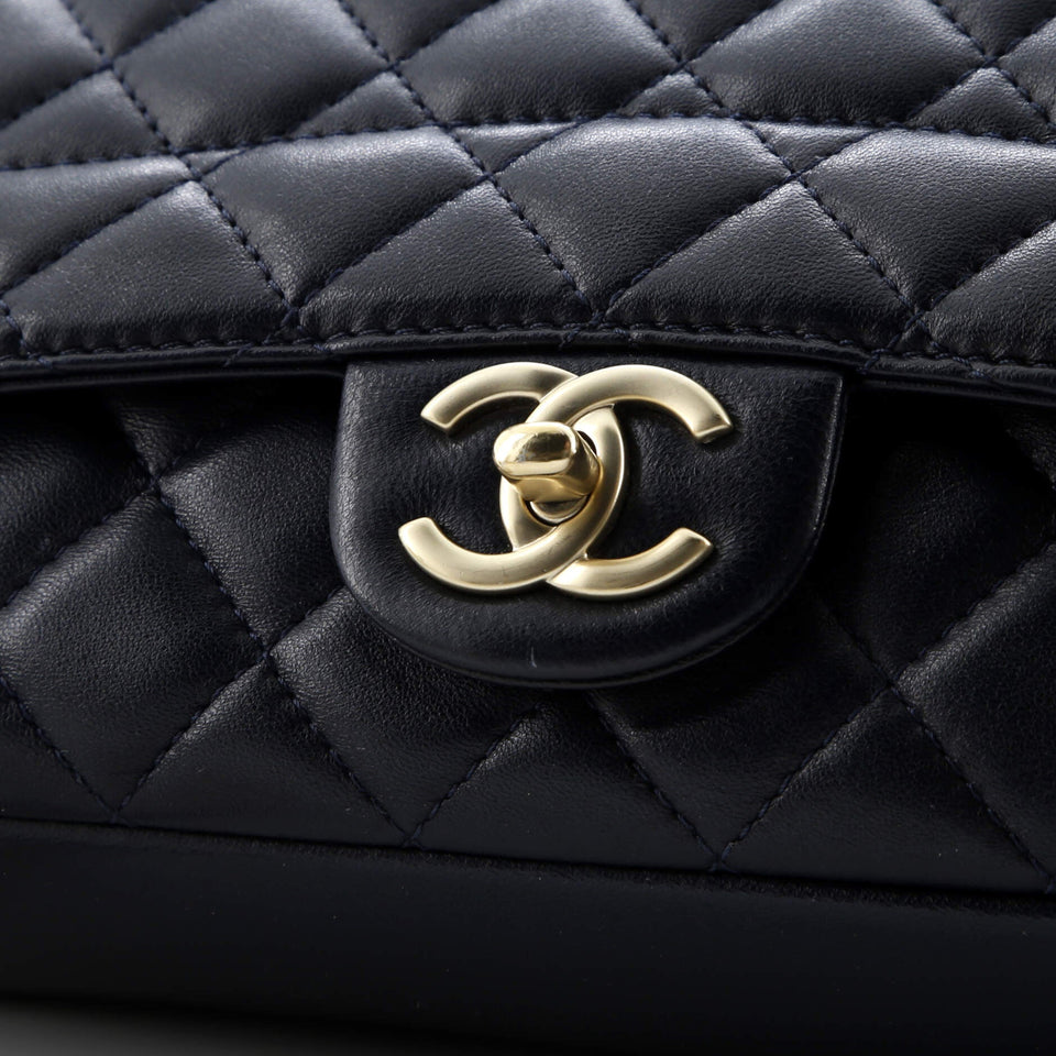 Mademoiselle Chic Flap Bag Quilted Lambskin Medium