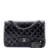 Classic Double Flap Bag Quilted Patent Jumbo