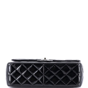 Classic Double Flap Bag Quilted Patent Jumbo