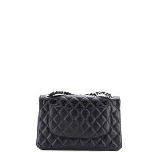 Classic Double Flap Bag Quilted Caviar Jumbo