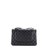 Classic Double Flap Bag Quilted Caviar Jumbo