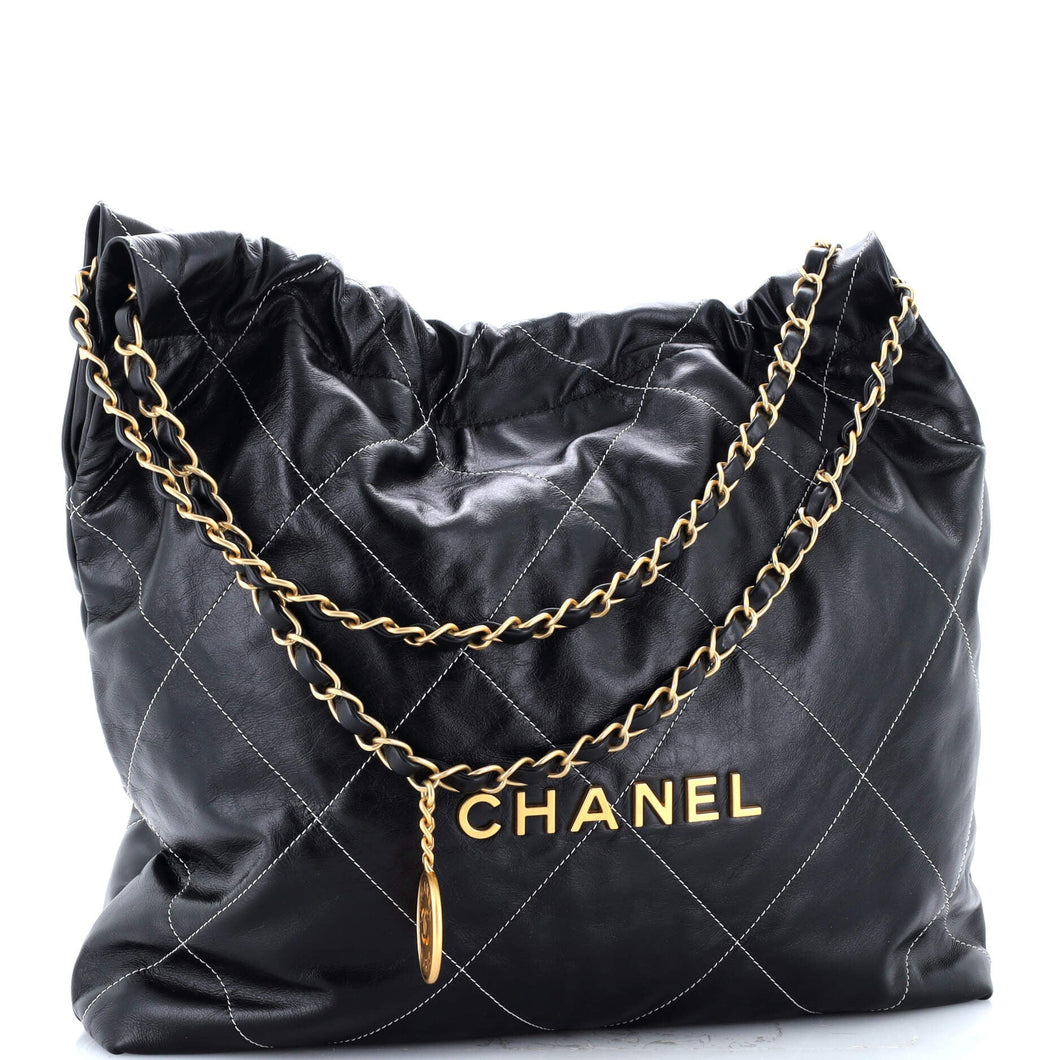 22 Chain Hobo Quilted Calfskin Medium