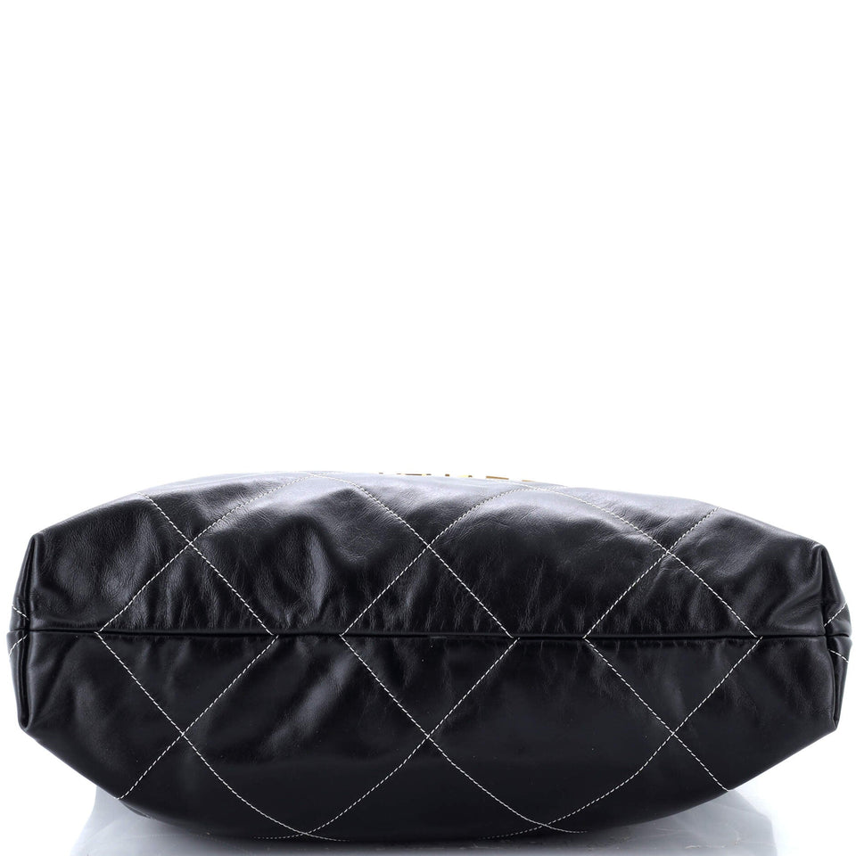 22 Chain Hobo Quilted Calfskin Medium