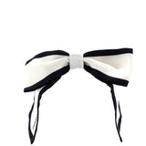 Bow Hair Tie Printed Silk