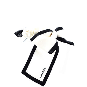 Bow Hair Tie Printed Silk