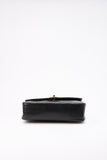 Vintage Chanel Black Single Flap with 24k gold plated hardware