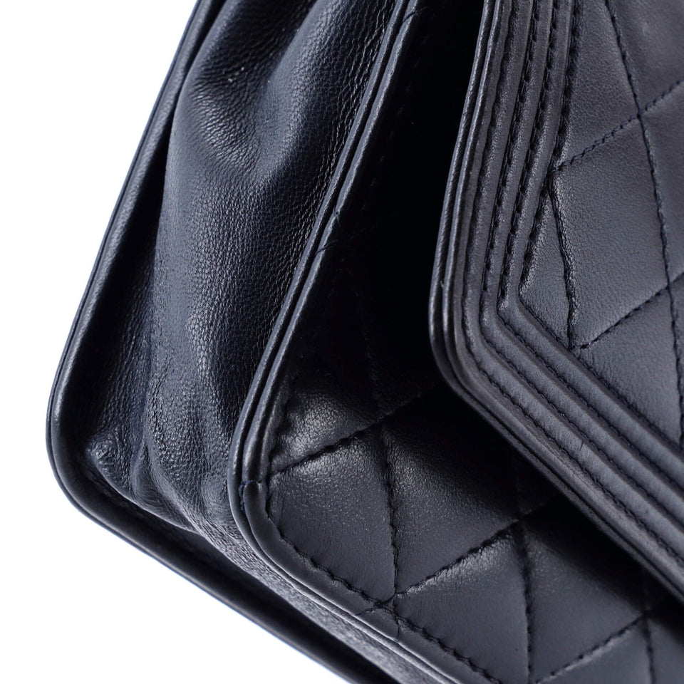 Boy Wallet on Chain Quilted Lambskin