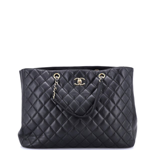 Classic CC Shopping Tote Quilted Calfskin Large