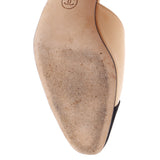 Women’s Cap Toe Slingback Pumps Leather