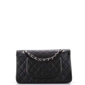 Classic Double Flap Bag Quilted Caviar Medium