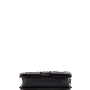 Arabesque Boy Flap Bag Embossed Calfskin Old Medium