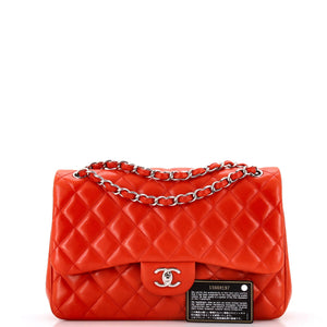 Classic Double Flap Bag Quilted Lambskin Jumbo