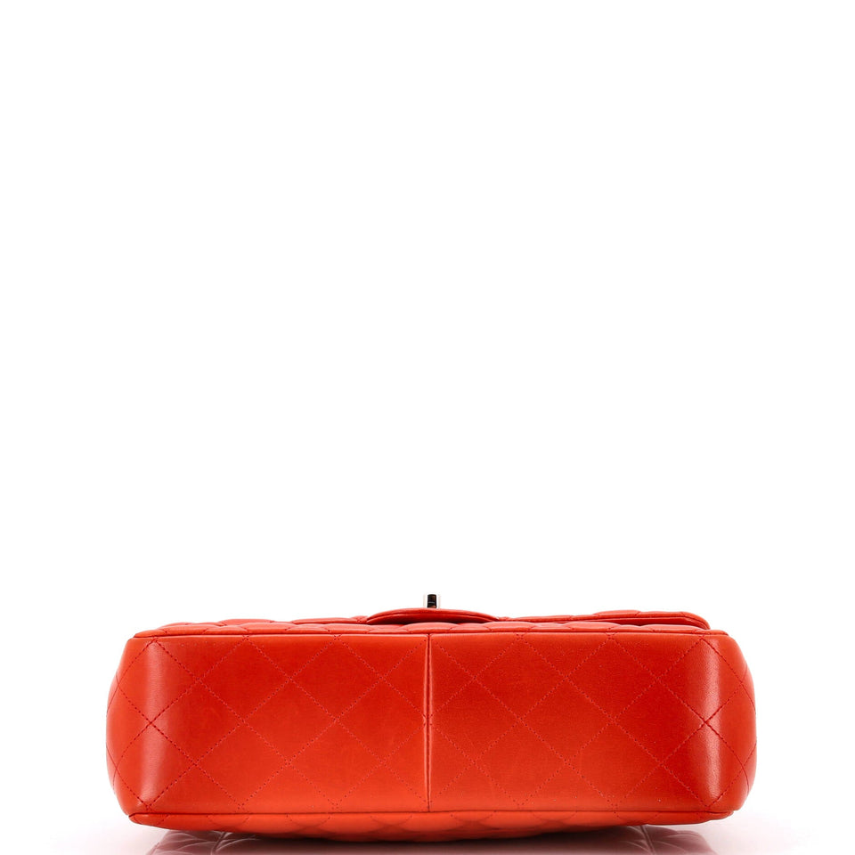 Classic Double Flap Bag Quilted Lambskin Jumbo