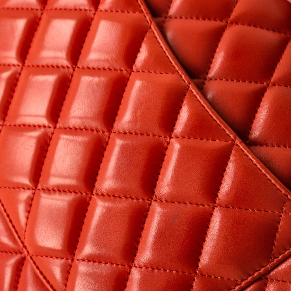Classic Double Flap Bag Quilted Lambskin Jumbo
