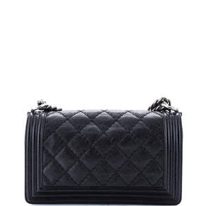 Stitch Boy Flap Bag Quilted Calfskin New Medium