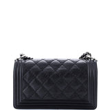 Stitch Boy Flap Bag Quilted Calfskin New Medium