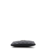 French New Wave O Case Pouch Quilted Caviar Small