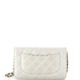 Wallet on Chain Quilted Caviar Mini