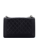Boy Flap Bag Quilted Perforated Lambskin New Medium