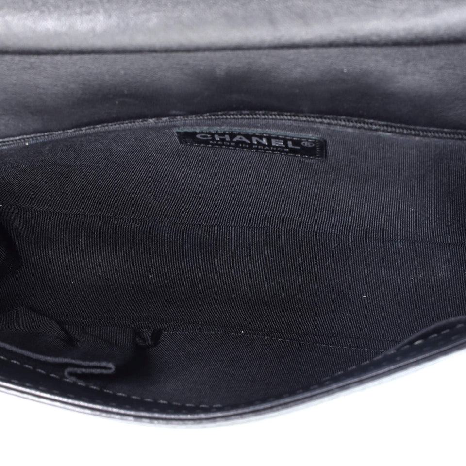 Boy Flap Bag Quilted Perforated Lambskin New Medium
