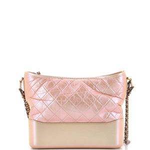Gabrielle Hobo Quilted Iridescent Lambskin Medium