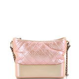 Gabrielle Hobo Quilted Iridescent Lambskin Medium