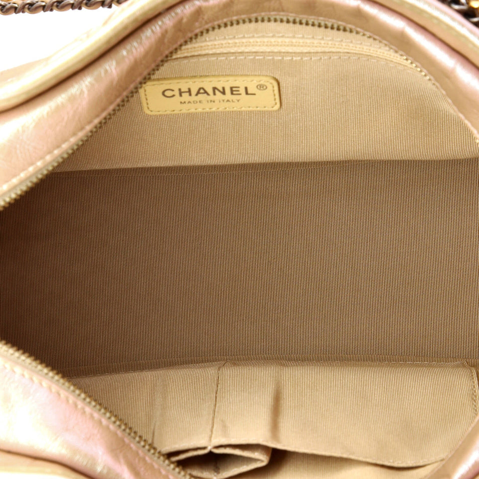 Gabrielle Hobo Quilted Iridescent Lambskin Medium