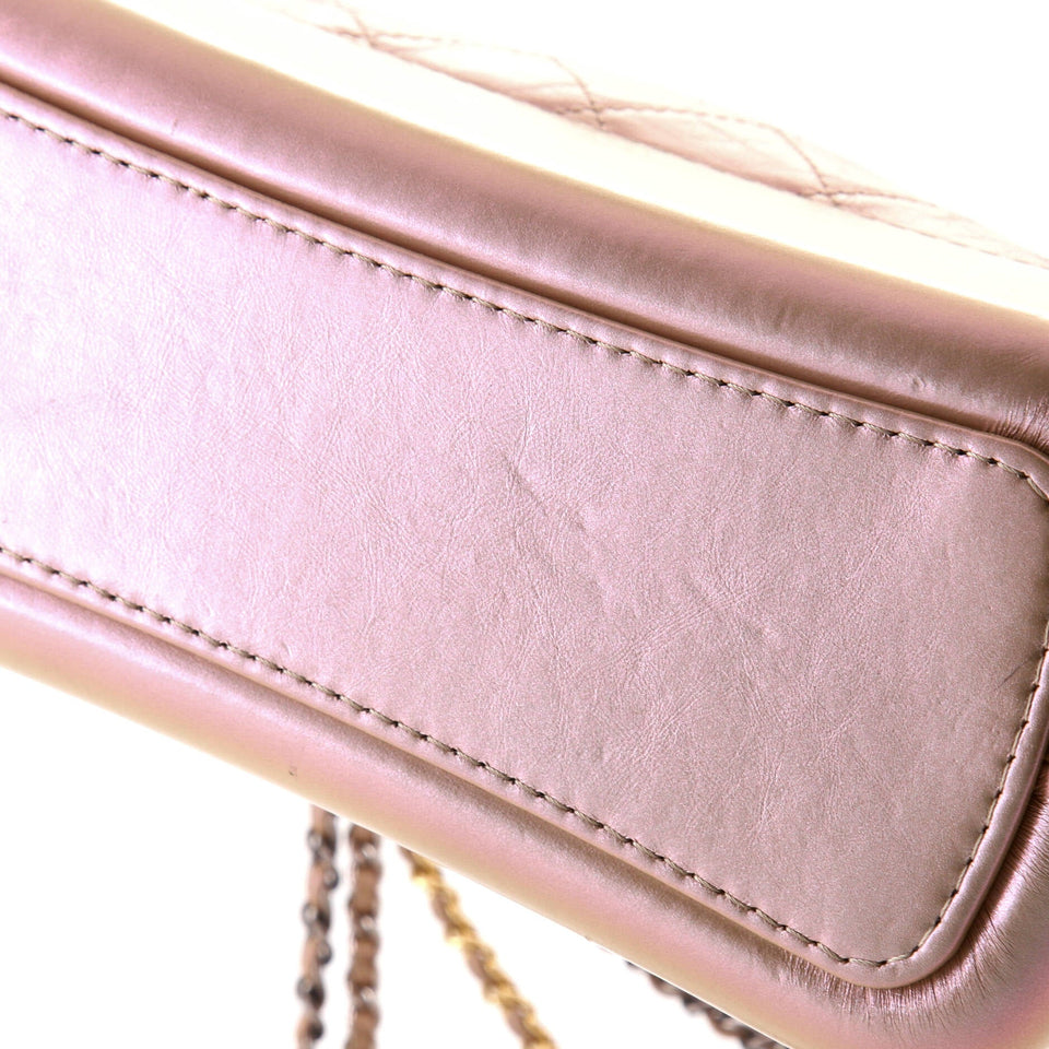 Gabrielle Hobo Quilted Iridescent Lambskin Medium