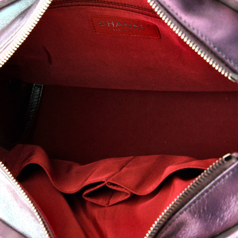 Gabrielle Hobo Quilted Iridescent Lambskin Medium