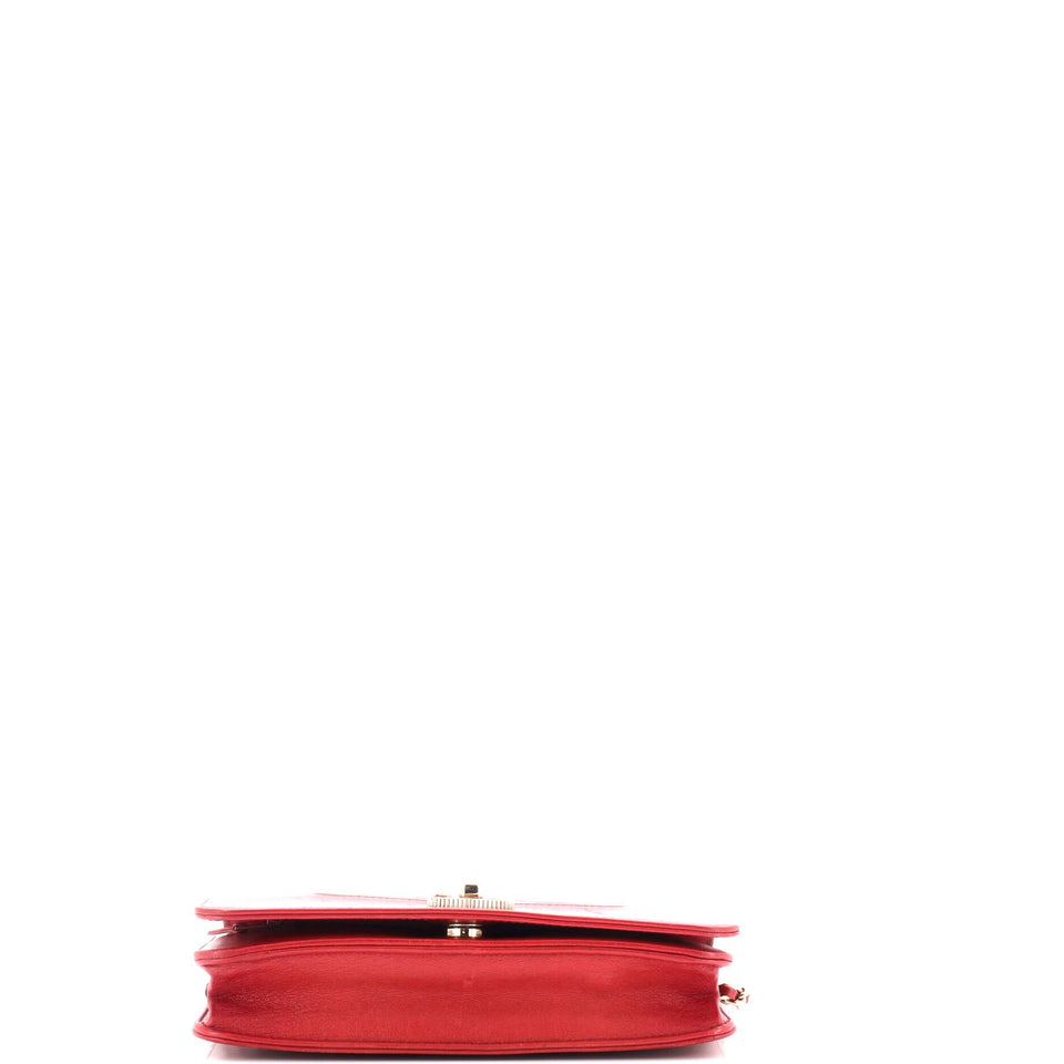 Mademoiselle Vintage Wallet on Chain Quilted Sheepskin