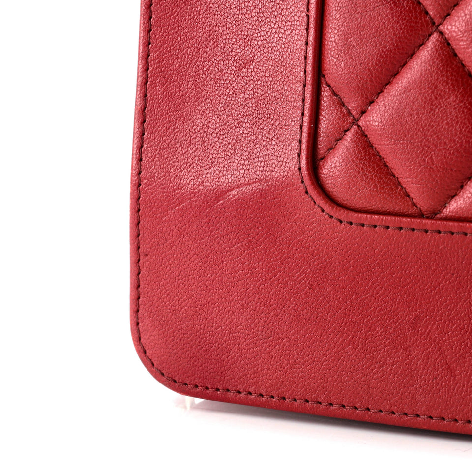 Mademoiselle Vintage Wallet on Chain Quilted Sheepskin