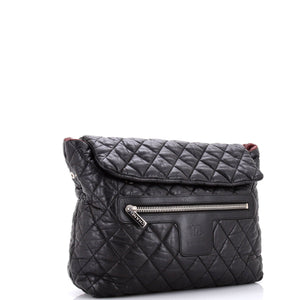 Coco Cocoon Flap Backpack Quilted Lambskin