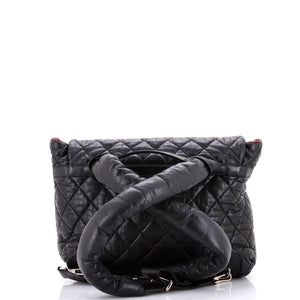 Coco Cocoon Flap Backpack Quilted Lambskin