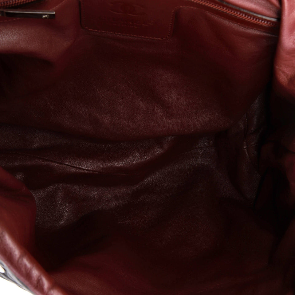 Coco Cocoon Flap Backpack Quilted Lambskin