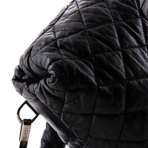 Coco Cocoon Flap Backpack Quilted Lambskin
