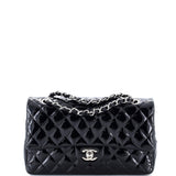 Classic Double Flap Bag Quilted Patent Medium