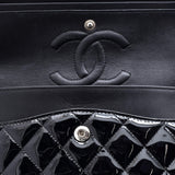 Classic Double Flap Bag Quilted Patent Medium