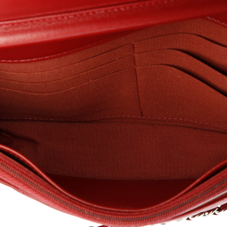 Wallet on Chain Quilted Lambskin