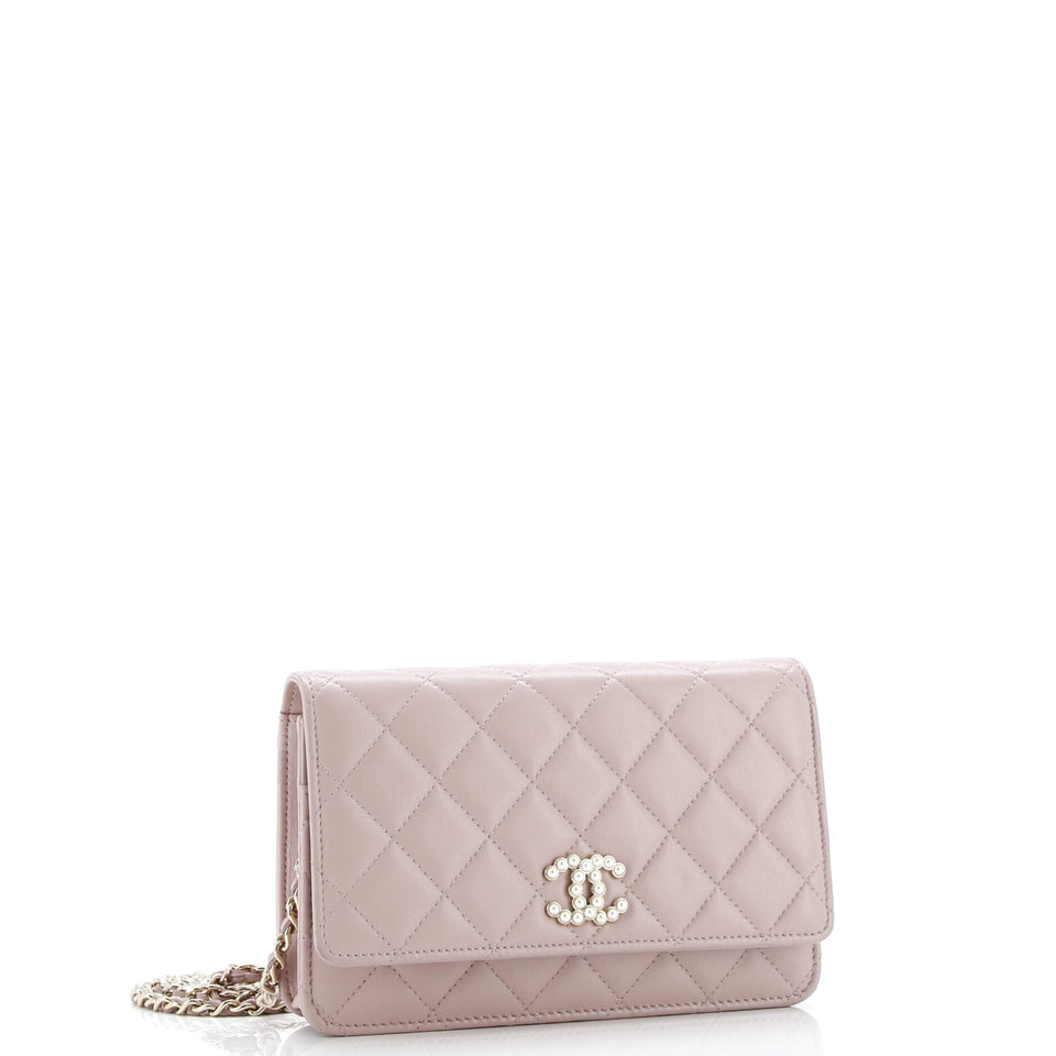 Coco Candy Wallet on Chain Quilted Lambskin