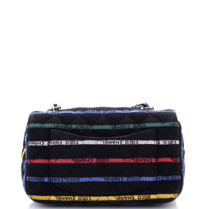 Classing Single Flap Quilted Logo Stripe Jersey Mini