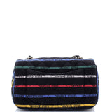 Classing Single Flap Quilted Logo Stripe Jersey Mini