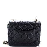 Candy Heart Flap Bag Quilted Lambskin Mini