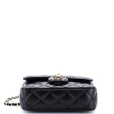 Candy Heart Flap Bag Quilted Lambskin Mini
