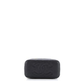 Coco Casino Vanity Case with Chain Quilted Caviar Small